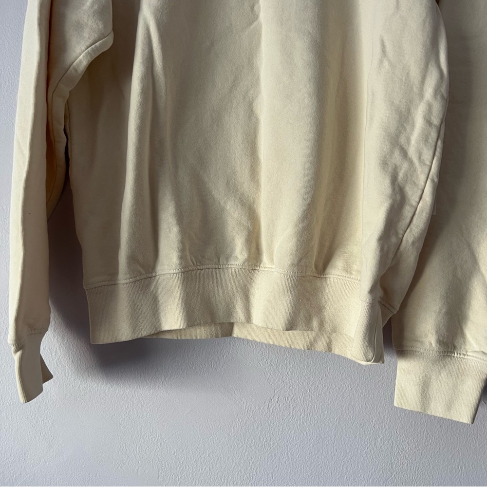 NWT Sporty & Rich Fitness Group Cream Sweatshirt XS - Picture 4 of 10